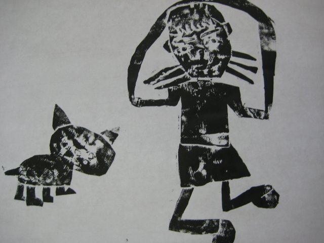 版画作品: 西二小キッズBlog2007-2008